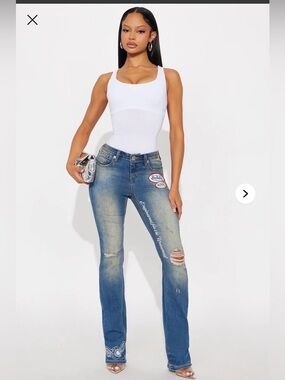 NWT Von Dutch Skinny Jeans w/ Branded Back Pocket sz wns 3 runs small No stretch